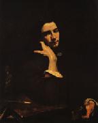 Gustave Courbet The Man with the Leather Belt oil painting artist